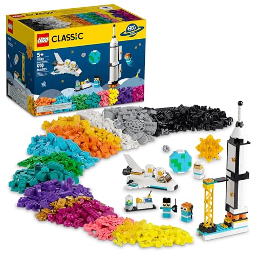 LEGO Classic Space Mission 11022 Bauset, enthält 10 Weltraumspielzeug Mini baut in 1 Spielset ab 5 Jahren (1.700 Teile) von LEGO