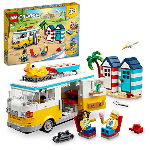 LEGO Creator 31138 Strandcampingbus Bauset für Kinder ab 4 Jahren von LEGO