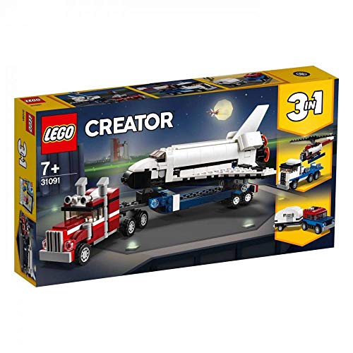 LEGO Creator 3in1 Shuttle Transporter 31091 Building Kit , New 2019 (341 Piece) von LEGO