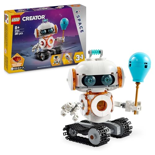 LEGO Creator 3in1 Weltraum-Roboter - Spielzeug umbaubar in Hund Figur oder Modell Rakete - Bauset für Kinder - Raumfahrt Geschenkidee für Jungen und Mädchen ab 8 Jahren 31164 LEGO Creator 3in1 Weltraum-Roboter - Spielzeug umbaubar in Hund Figur oder Modell Rakete - Bauset für Kinder - Raumfahrt Geschenkidee für Jungen und Mädchen ab 8 Jahren 31164 von LEGO