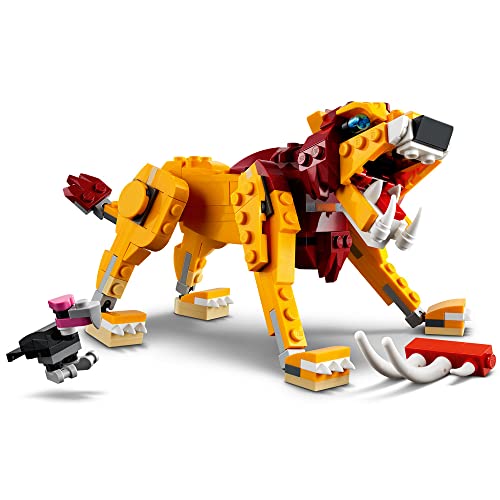 LEGO Creator 3in1 Wild Lion 31112 3in1 Toy Building Kit Featuring Animal Toys for Kids, New 2021 (224 Pieces) von lego