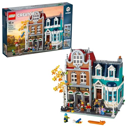 Lego Creator Expert Bookshop 10270 Modular Building Kit, Big Set and Collectors Toy for Adults, New 2020 (2,504 Pieces) von LEGO