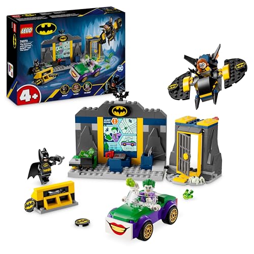 LEGO DC Batman Bathöhle mit Batman, Batgirl und Joker, Superhelden-Spielzeug, Spielzeugauto für Jungen, Mädchen und Junge Superhelden ab 4 Jahren 76272 LEGO DC Batman Bathöhle mit Batman, Batgirl und Joker, Superhelden-Spielzeug, Spielzeugauto für Jungen, Mädchen und Junge Superhelden ab 4 Jahren 76272 von LEGO