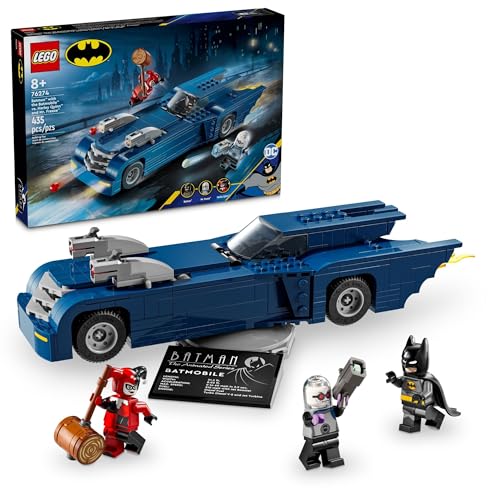 LEGO DC Batman Batman mit dem Batmobil gegen Harley Quinn & Mr. Freeze Bauset, Batmobil Spielzeug aus der animierten TV-Serie für Kinder, Batman-Auto-Geschenk für Jungen und Mädchen ab 8 Jahren, 76274 LEGO DC Batman Batman mit dem Batmobil gegen Harley Quinn & Mr. Freeze Bauset, Batmobil Spielzeug aus der animierten TV-Serie für Kinder, Batman-Auto-Geschenk für Jungen und Mädchen ab 8 Jahren, 76274 von LEGO