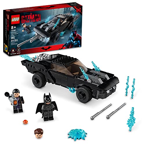 LEGO 76181 DC Batman Batmobile: Verfolgung des Pinguins, Superhelden-Set mit Auto-Spielzeug und Figuren, Actiongeladenes Geschenk für Kinder, Jungen und Mädchen ab 8 Jahren von LEGO