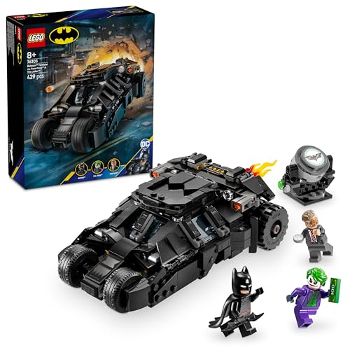 LEGO DC Batman: Batman Tumbler vs. Two-Face & The Joker - Superhelden Spielzeug mit Batmobil Auto - Spielset mit Minifiguren - Geschenk für Jungen und Mädchen ab 8 Jahren 76303 LEGO DC Batman: Batman Tumbler vs. Two-Face & The Joker - Superhelden Spielzeug mit Batmobil Auto - Spielset mit Minifiguren - Geschenk für Jungen und Mädchen ab 8 Jahren 76303 von LEGO