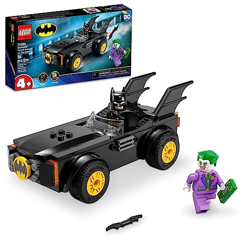 LEGO DC Batmobile Pursuit: Batman vs. The Joker 76264 Baubares DC Super Hero Spielset, schnell und unterhaltsam zu bauen Batmobil-Spielzeug mit endlosen Spielmöglichkeiten, Batman Auto Spielzeug für von LEGO