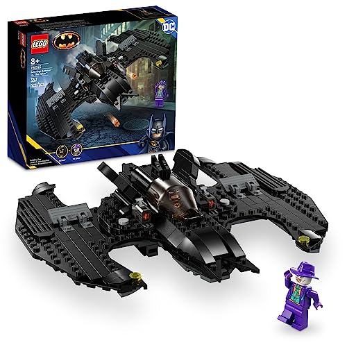 LEGO DC Batwing - Batman vs. The Joker 76265 DC Super Hero Spielset, enthält 2 Minifiguren und EIN Batwing-Spielzeug basierend auf DCS ikonischem Batman-Film von 1989, DC Geburtstagsgeschenk für von LEGO