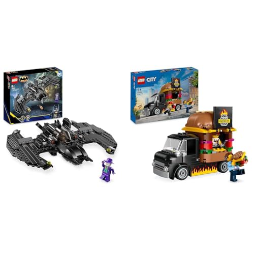 LEGO DC Batwing: Batman vs. The Joker, ikonisches Flugzeug-Spielzeug & City Burger-Truck, Bauset mit Spielzeug-Auto für 5-jährige Kinder LEGO DC Batwing: Batman vs. The Joker, ikonisches Flugzeug-Spielzeug & City Burger-Truck, Bauset mit Spielzeug-Auto für 5-jährige Kinder von LEGO