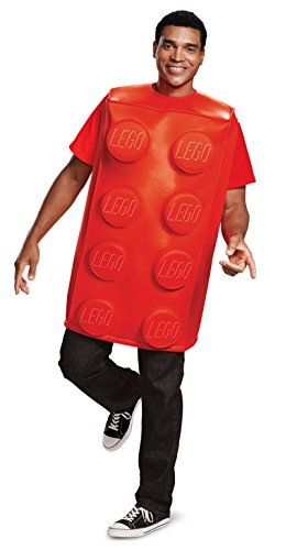 LEGO DIS66172ADML Kostüm, Unisex – Erwachsene, Rot, XXL (UK M/L) von LEGO