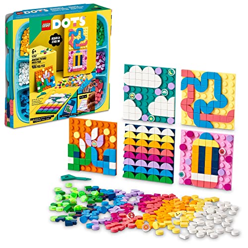 LEGO DOTS Klebeflicken Megapack 41957 Kunst und Handwerk 5-in-1 Mosaikherstellung Bauset, DIY Aufkleber Patches, Geschenkidee für kreative Kinder, machen Sie individuelle Designs für Notebooks, von LEGO