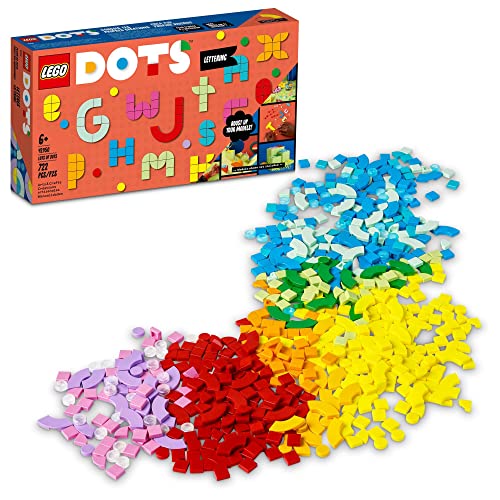 LEGO DOTS Lots of DOTS – Lettering 41950 DIY Craft Kit; Fun Alphabet to Inspire Creative Activities for Kids Aged 6+ (722 Pieces) von LEGO