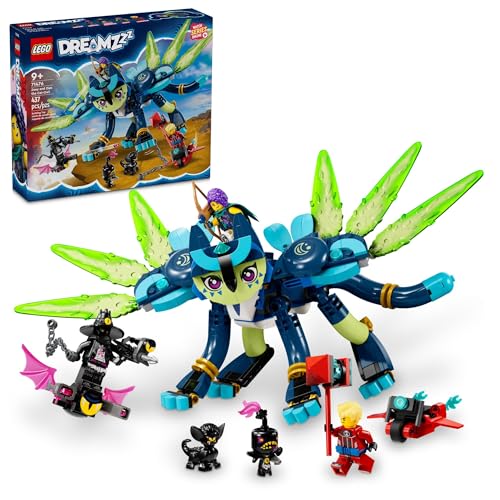 LEGO DREAMZzz 71476 Zoey und Zian die Katzen-Eule, TV-Show-inspiriertes Tierspielzeug-Bauset für Kinder, Spielzeug für Mädchen und Jungen ab 9 Jahren LEGO DREAMZzz 71476 Zoey und Zian die Katzen-Eule, TV-Show-inspiriertes Tierspielzeug-Bauset für Kinder, Spielzeug für Mädchen und Jungen ab 9 Jahren von LEGO