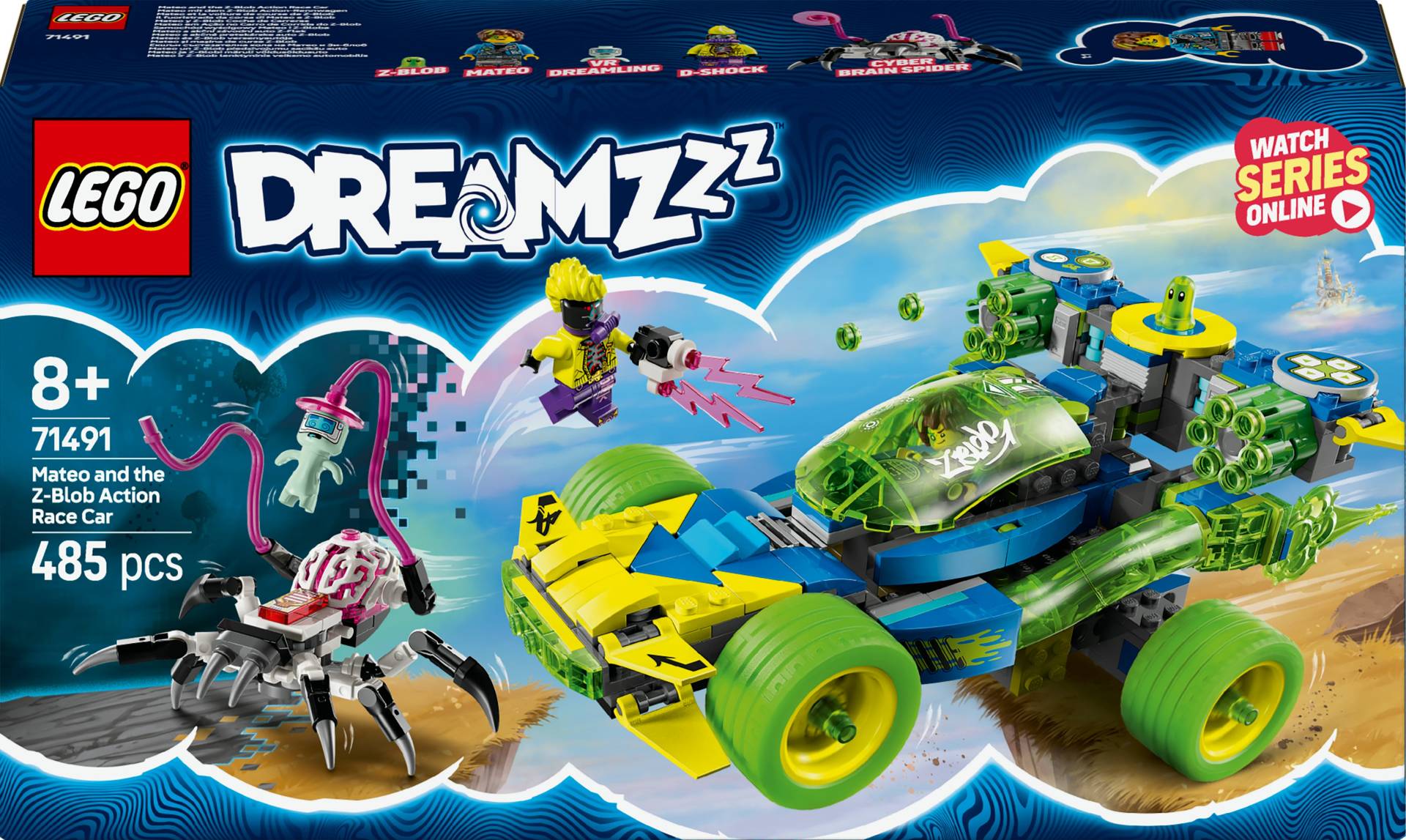 LEGO DREAMZzz 71491 Mateo mit dem Z-Blob Action-Rennwagen LEGO DREAMZzz 71491 Mateo mit dem Z-Blob Action-Rennwagen von LEGO