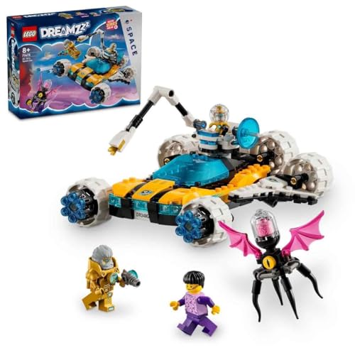 LEGO DREAMZzz Der Weltraumbuggy von Mr. Oz, Set mit Spielzeug-Auto oder Space Shuttle, inklusive Minifiguren Mr. Oz, Albert und Jayden, Weltraum-Geschenk für Jungen und Mädchen ab 8 Jahren 71475 von LEGO