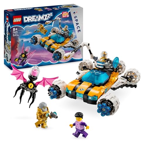 LEGO DREAMZzz Der Weltraumbuggy von Mr. Oz, Set mit Spielzeug-Auto oder Space Shuttle, inklusive Minifiguren Mr. Oz, Albert und Jayden, Weltraum-Geschenk für Jungen und Mädchen ab 8 Jahren 71475 von LEGO