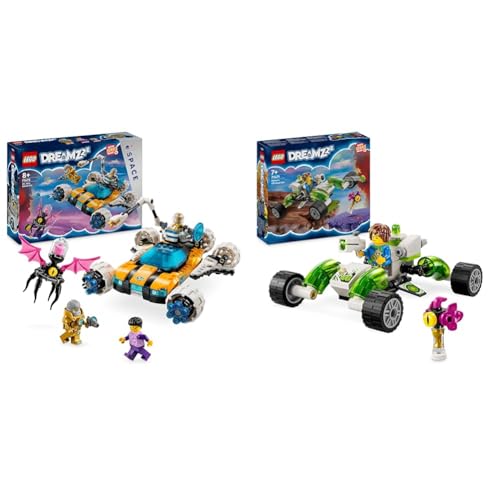 LEGO DREAMZzz Der Weltraumbuggy von Mr. Oz, Set mit Spielzeug-Auto oder Space Shuttle & DREAMZzz Mateos Geländeflitzer, Baue Strandbuggy oder Quadrokopter LEGO DREAMZzz Der Weltraumbuggy von Mr. Oz, Set mit Spielzeug-Auto oder Space Shuttle & DREAMZzz Mateos Geländeflitzer, Baue Strandbuggy oder Quadrokopter von LEGO