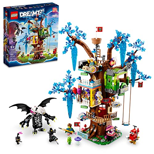 LEGO DREAMZzz Fantastisches Baumhaus 71461 mit 3 detaillierten Räumen, Bauspielzeug für Kinder ab 9 Jahren mit großer Fantasie, enthält Minifiguren von Mrs. Castillo, Izzie, Mateo und The Night Hunter LEGO DREAMZzz Fantastisches Baumhaus 71461 mit 3 detaillierten Räumen, Bauspielzeug für Kinder ab 9 Jahren mit großer Fantasie, enthält Minifiguren von Mrs. Castillo, Izzie, Mateo und The Night Hunter von LEGO