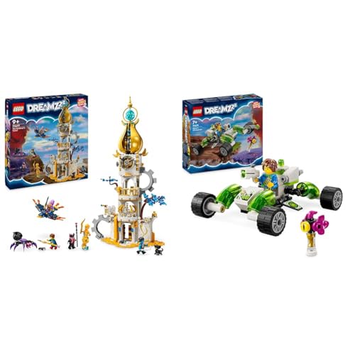 LEGO DREAMZzz Turm des Sandmanns, Schloss-Spielzeug für Kinder zum Bauen & DREAMZzz Mateos Geländeflitzer, Baue Strandbuggy oder Quadrokopter LEGO DREAMZzz Turm des Sandmanns, Schloss-Spielzeug für Kinder zum Bauen & DREAMZzz Mateos Geländeflitzer, Baue Strandbuggy oder Quadrokopter von LEGO