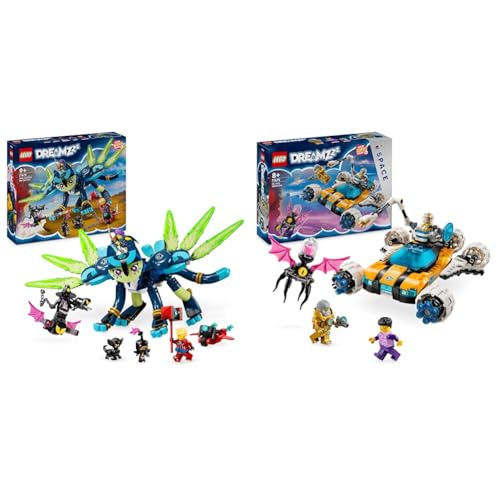LEGO DREAMZzz Zoey und die Katzeneule Zian, Actionfiguren-Set mit Spielzeug-Katze & DREAMZzz Der Weltraumbuggy von Mr. Oz, Set mit Spielzeug-Auto oder Space Shuttle LEGO DREAMZzz Zoey und die Katzeneule Zian, Actionfiguren-Set mit Spielzeug-Katze & DREAMZzz Der Weltraumbuggy von Mr. Oz, Set mit Spielzeug-Auto oder Space Shuttle von LEGO