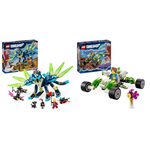 LEGO DREAMZzz Zoey und die Katzeneule Zian, Actionfiguren-Set mit Spielzeug-Katze & DREAMZzz Mateos Geländeflitzer, Baue Strandbuggy oder Quadrokopter LEGO DREAMZzz Zoey und die Katzeneule Zian, Actionfiguren-Set mit Spielzeug-Katze & DREAMZzz Mateos Geländeflitzer, Baue Strandbuggy oder Quadrokopter von LEGO