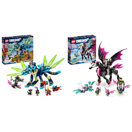 LEGO DREAMZzz Zoey und die Katzeneule Zian, Actionfiguren-Set & 71457 DREAMZzz Pegasus, Baue 2 Arten eines Pferdespielzeuges LEGO DREAMZzz Zoey und die Katzeneule Zian, Actionfiguren-Set & 71457 DREAMZzz Pegasus, Baue 2 Arten eines Pferdespielzeuges von LEGO