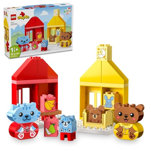 LEGO DUPLO 10414 Meine ersten täglichen Routinen: ESS- und Schlafenszeit Spielzeug für soziales und emotionales Rollenspiel, Tierspielzeug, Geschenk für Vorschulkinder ab 18 Monaten, hilft LEGO DUPLO 10414 Meine ersten täglichen Routinen: ESS- und Schlafenszeit Spielzeug für soziales und emotionales Rollenspiel, Tierspielzeug, Geschenk für Vorschulkinder ab 18 Monaten, hilft von LEGO