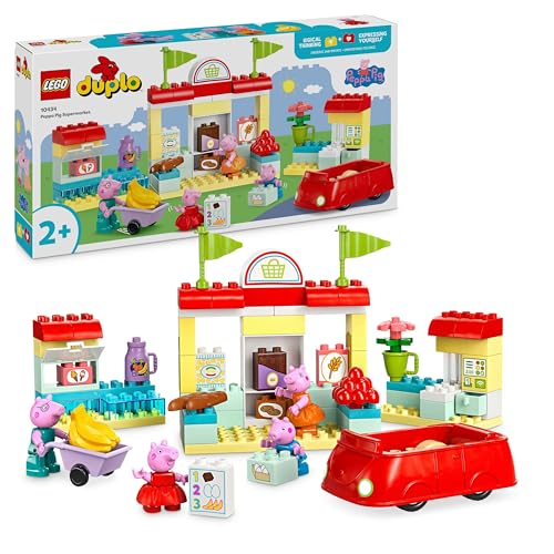 LEGO DUPLO 10434 Peppas Supermarkt: kreatives Lernspielzeug und Spielset, Geschenk für Jungen und Mädchen ab 2 Jahren, fördert die Fingerfertigkeit LEGO DUPLO 10434 Peppas Supermarkt: kreatives Lernspielzeug und Spielset, Geschenk für Jungen und Mädchen ab 2 Jahren, fördert die Fingerfertigkeit von LEGO