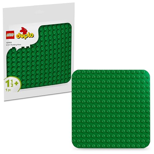 LEGO DUPLO Bauplatte in Grün, Bauspielzeug für Kleinkinder ab 18 Monaten, zum Ausstellen von Modellen, lässt Vorschulkinder kreativ Bauen und fantasievoll Spielen, Lernspielzeug 10460 LEGO DUPLO Bauplatte in Grün, Bauspielzeug für Kleinkinder ab 18 Monaten, zum Ausstellen von Modellen, lässt Vorschulkinder kreativ Bauen und fantasievoll Spielen, Lernspielzeug 10460 von LEGO