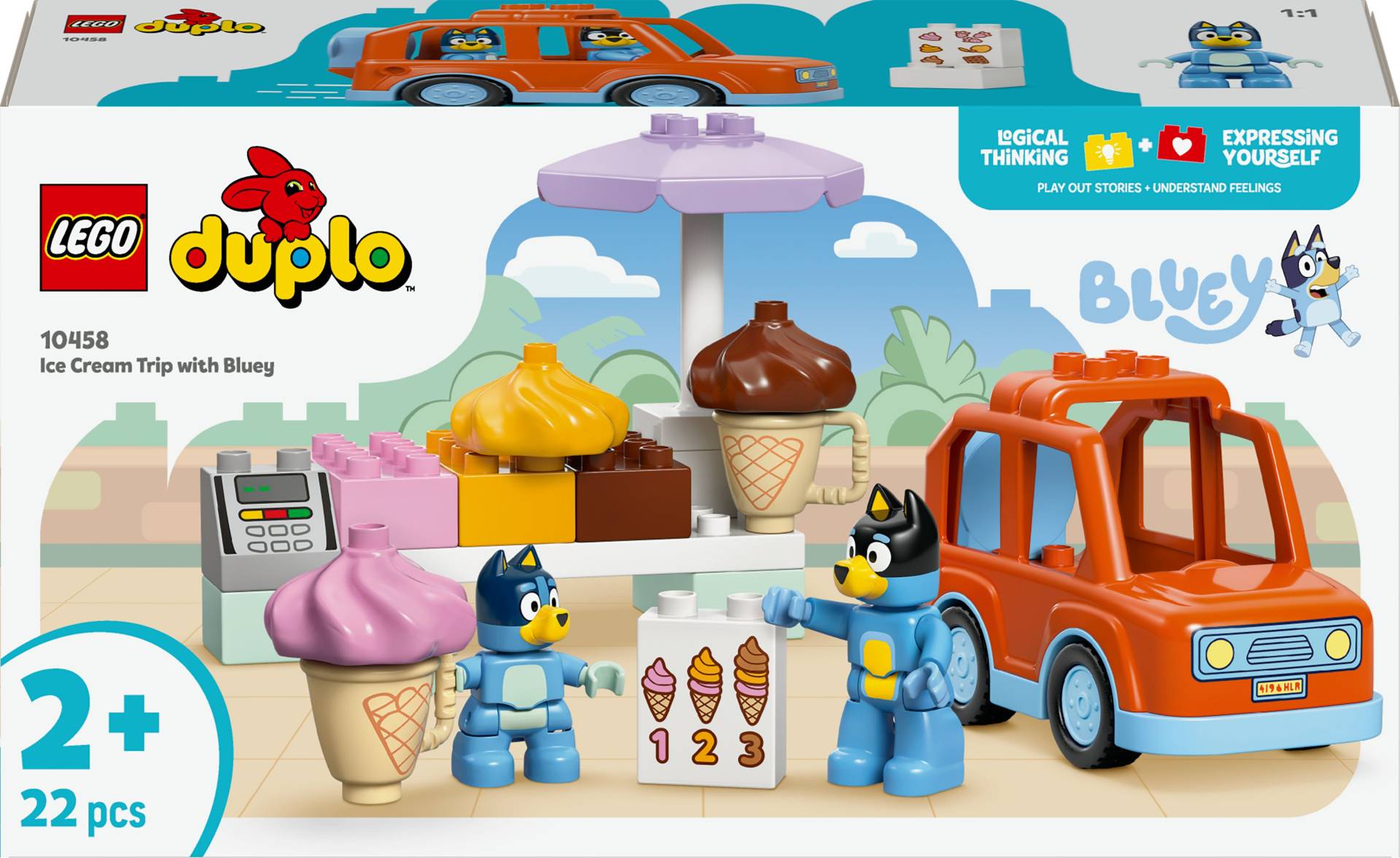 LEGO DUPLO Bluey 10458 Ausflug zur Eisdiele mit Bluey LEGO DUPLO Bluey 10458 Ausflug zur Eisdiele mit Bluey von LEGO