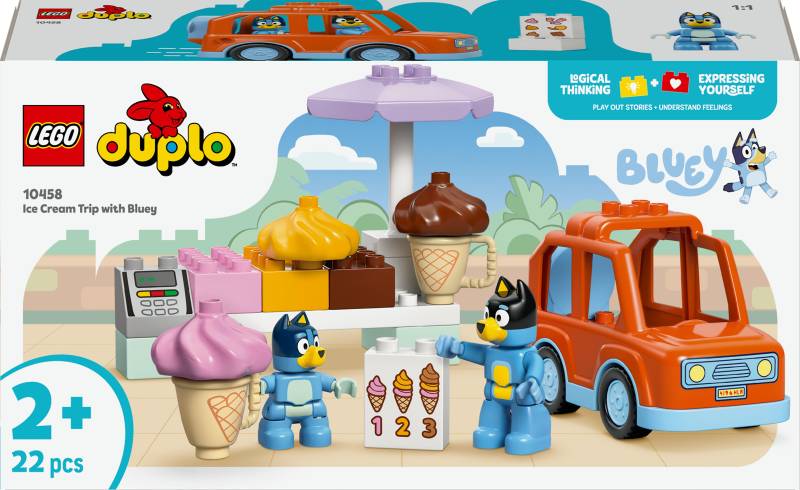 LEGO DUPLO Bluey 10458 Ausflug zur Eisdiele mit Bluey von LEGO