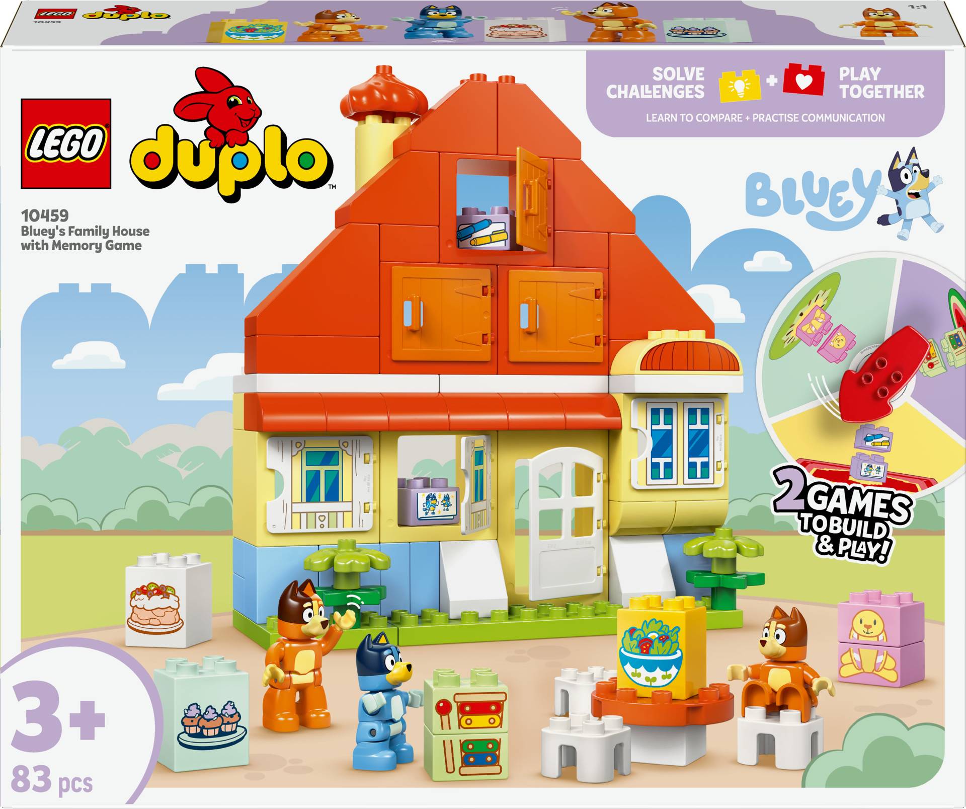 LEGO DUPLO Bluey 10459 Blueys Familienhaus mit Memory-Spiel LEGO DUPLO Bluey 10459 Blueys Familienhaus mit Memory-Spiel von LEGO