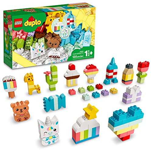 LEGO DUPLO Creative Building Time 10978 Colorful Construction Toy for Preschoolers Aged 18 Months and up (120 Pieces) von LEGO