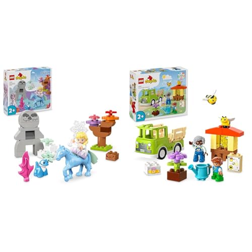 LEGO DUPLO | Disney ELSA und Bruni im Zauberwald, Eiskönigin-Spielzeug & DUPLO Town Imkerei und Bienenstöcke, Lernspielzeug LEGO DUPLO | Disney ELSA und Bruni im Zauberwald, Eiskönigin-Spielzeug & DUPLO Town Imkerei und Bienenstöcke, Lernspielzeug von LEGO