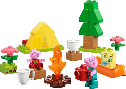 LEGO DUPLO Peppa Wutz Campingausflug - Lernspielzeug für Jungen und Mädchen ab 2 Jahren - inkl. EIN Zelt, Kanu, Lagerfeuer und 2 Minifiguren - Motorikspielzeug, Sortieren nach Farben 10452 LEGO DUPLO Peppa Wutz Campingausflug - Lernspielzeug für Jungen und Mädchen ab 2 Jahren - inkl. EIN Zelt, Kanu, Lagerfeuer und 2 Minifiguren - Motorikspielzeug, Sortieren nach Farben 10452 von LEGO