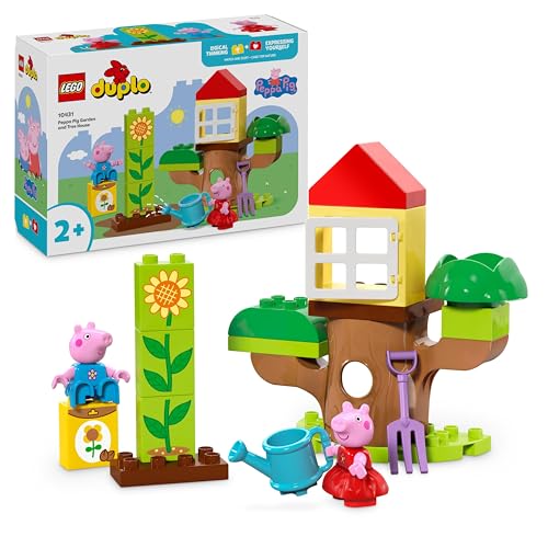 LEGO DUPLO Peppas Garten mit Baumhaus: Spielzeug-Baum, Lern-Set für Vorschulkinder zum Bauen und Umbauen mit 2 Figuren, Geschenk-Idee für Kinder ab 2 Jahren, Jungen und Mädchen 10431 LEGO DUPLO Peppas Garten mit Baumhaus: Spielzeug-Baum, Lern-Set für Vorschulkinder zum Bauen und Umbauen mit 2 Figuren, Geschenk-Idee für Kinder ab 2 Jahren, Jungen und Mädchen 10431 von LEGO
