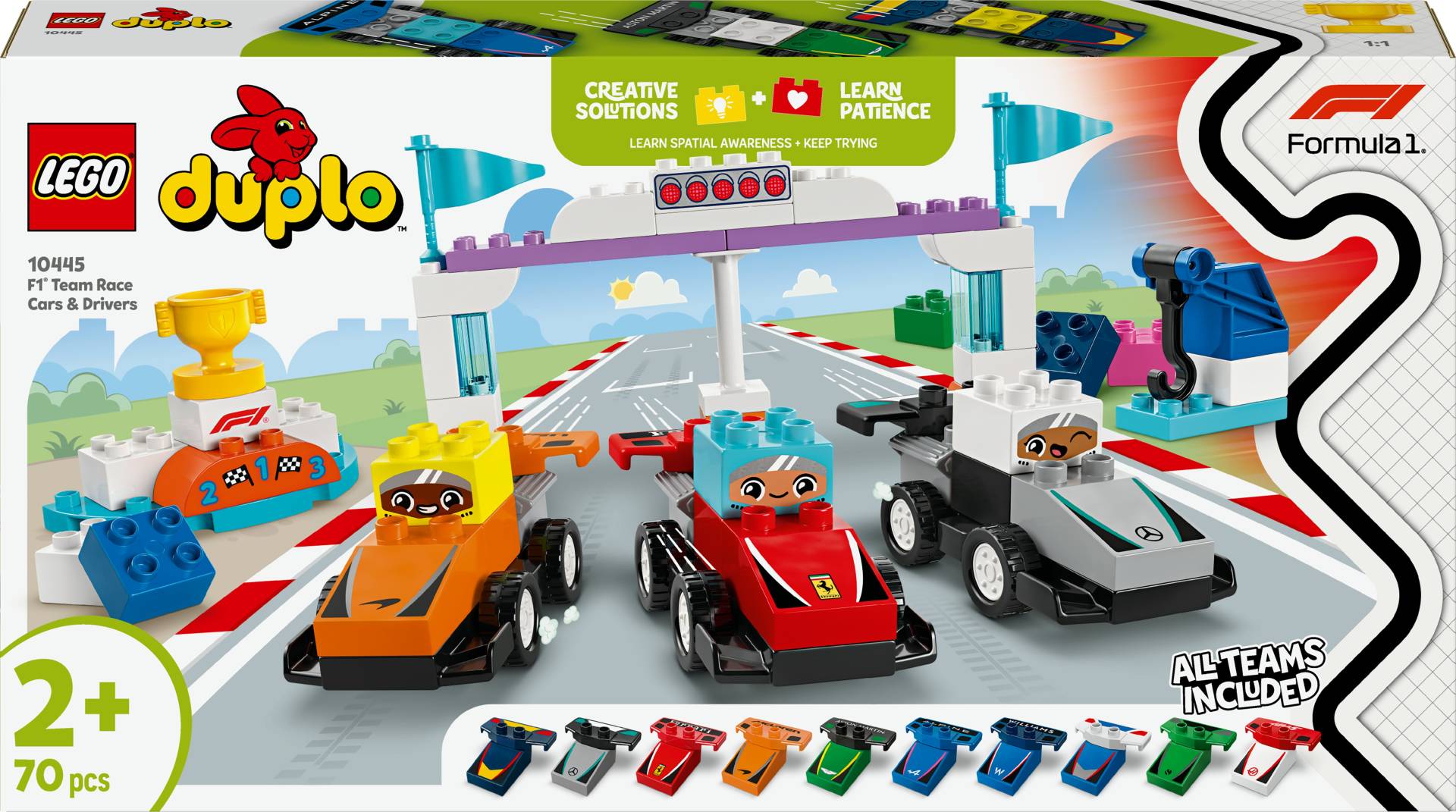LEGO DUPLO Town 10445 F1 Team Rennautos mit Rennfahrern LEGO DUPLO Town 10445 F1 Team Rennautos mit Rennfahrern von LEGO