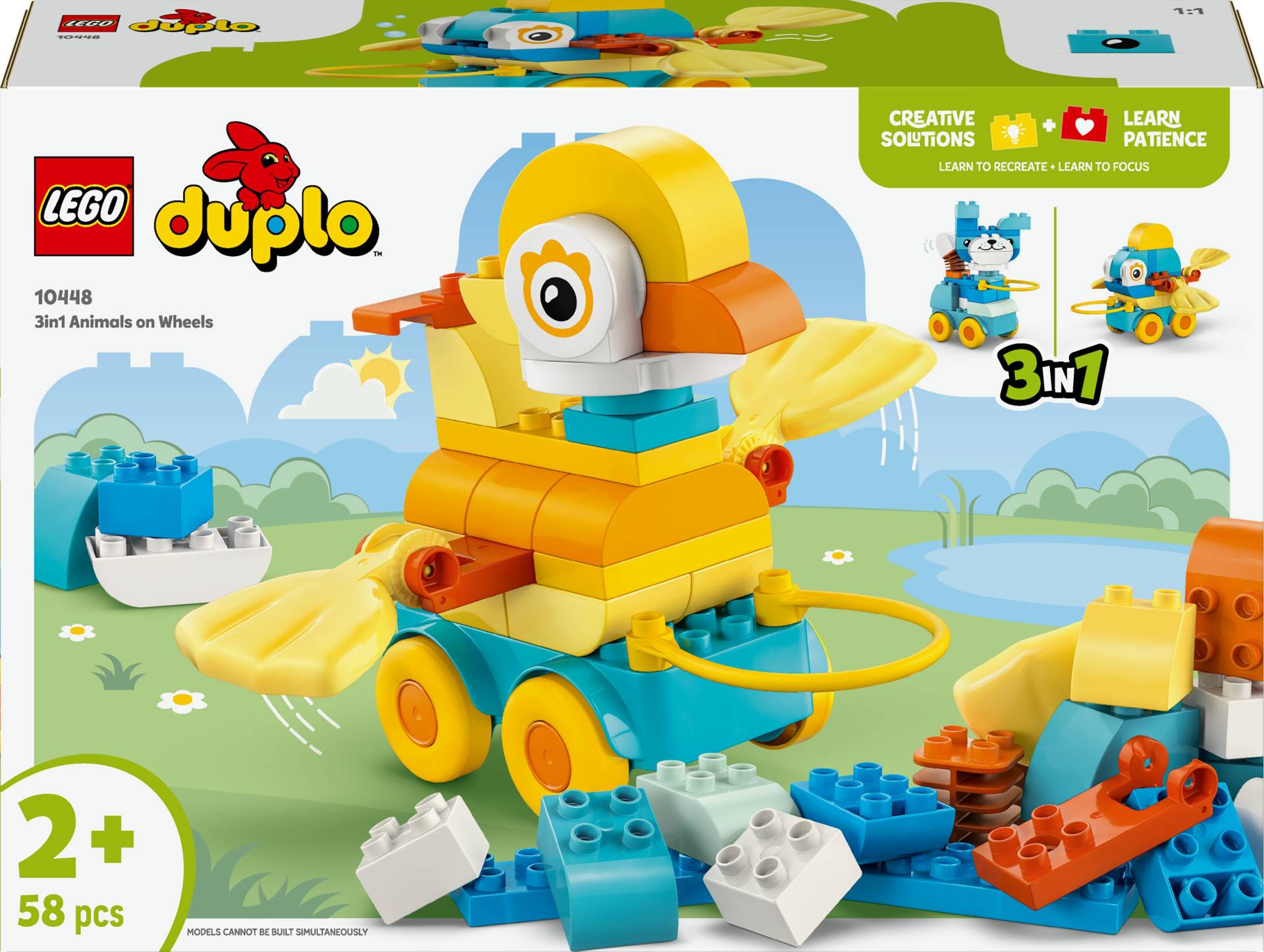 LEGO DUPLO Town 10448 Tiere auf Rädern 3-in-1-Set von LEGO