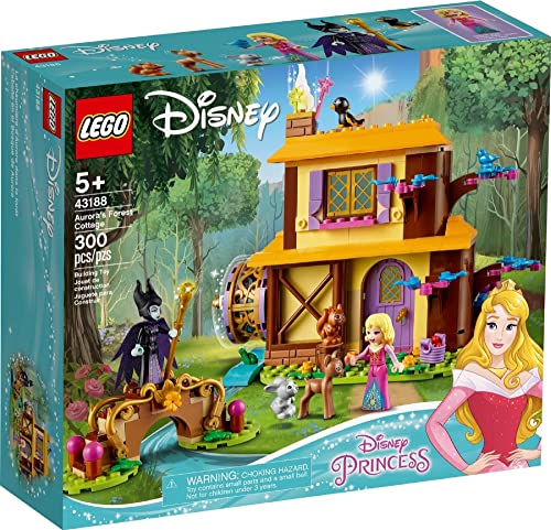 LEGO Disney Aurora’s Forest Cottage 43188, Sleeping Beauty Building Kit for Kids; A Fun Holiday Present or Birthday Gift for Disney Princess Fans, New 2020 (300 Pieces) von LEGO