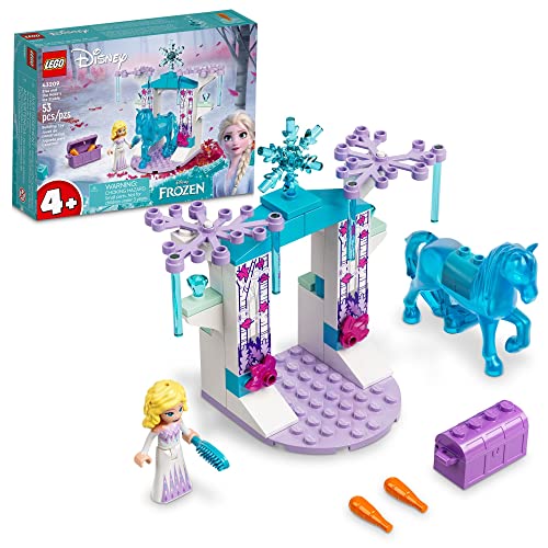 LEGO Disney Elsa and The Nokk’s Ice Stable 43209 Building Kit; A Buildable Toy Made to Spark Imagination in Ages 4+ (53 Pieces) von LEGO