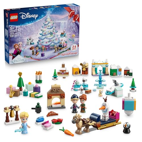 LEGO ǀ Disney Frozen Adventskalender 2025 Kinder Spielzeug - Kreatives Spielset - Bauset mit den Figuren ELSA, Anna, Olaf, Kristoff und Sven - Geschenk für Mädchen und Jungen ab 5 Jahren - 43273 LEGO ǀ Disney Frozen Adventskalender 2025 Kinder Spielzeug - Kreatives Spielset - Bauset mit den Figuren ELSA, Anna, Olaf, Kristoff und Sven - Geschenk für Mädchen und Jungen ab 5 Jahren - 43273 von LEGO