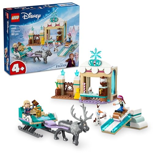 LEGO ǀ Disney Frozen Annas Schlittenabenteuer, Bauspielzeug und Fantasy Spielset, Schokoladenstand mit Anna, Kristoff, Olaf und Sven Mini Puppen, Prinzessin Spielzeug für Mädchen ab 4 Jahren 43256 LEGO ǀ Disney Frozen Annas Schlittenabenteuer, Bauspielzeug und Fantasy Spielset, Schokoladenstand mit Anna, Kristoff, Olaf und Sven Mini Puppen, Prinzessin Spielzeug für Mädchen ab 4 Jahren 43256 von LEGO