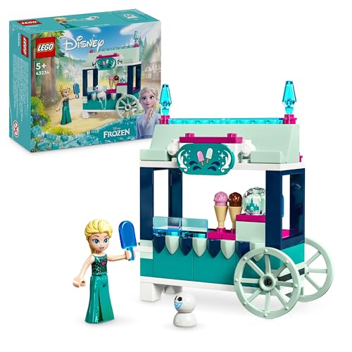 LEGO Disney Frozen Elsas Eisstand, Eiscreme-Spielzeug für Kinder mit Prinzessin Elsa-Puppe und Mini-Schneemann, Set zum Film Die Eiskönigin, spontanes Geschenk für Mädchen und Jungen ab 5 Jahren 43234 LEGO Disney Frozen Elsas Eisstand, Eiscreme-Spielzeug für Kinder mit Prinzessin Elsa-Puppe und Mini-Schneemann, Set zum Film Die Eiskönigin, spontanes Geschenk für Mädchen und Jungen ab 5 Jahren 43234 von LEGO