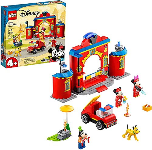 Lego Disney Mickey and Friends Mickey & Friends Fire Truck & Station 10776 Building Kit; Fun Firehouse Play Set; New 2021 (144 Pieces) von LEGO