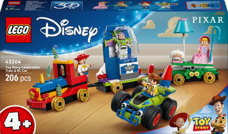 LEGO Disney Pixar 43264 Partyzug und das Auto RC aus Toy Story von LEGO