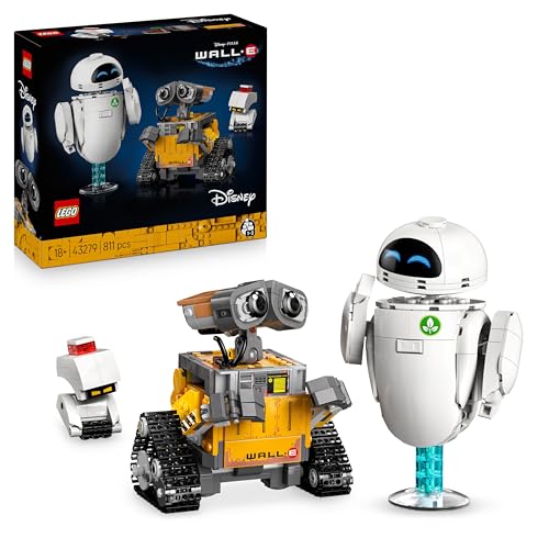 LEGO ǀ Disney and Pixar Wall-E und EVE - Kontruktionsspielzeug für Erwachsene - DIY Set zum Basteln - Baumodell mit M-O & Hal Figuren - Deko zum Bauen - Kreatives Geschenk für Männer und Frauen 43279 LEGO ǀ Disney and Pixar Wall-E und EVE - Kontruktionsspielzeug für Erwachsene - DIY Set zum Basteln - Baumodell mit M-O & Hal Figuren - Deko zum Bauen - Kreatives Geschenk für Männer und Frauen 43279 von LEGO