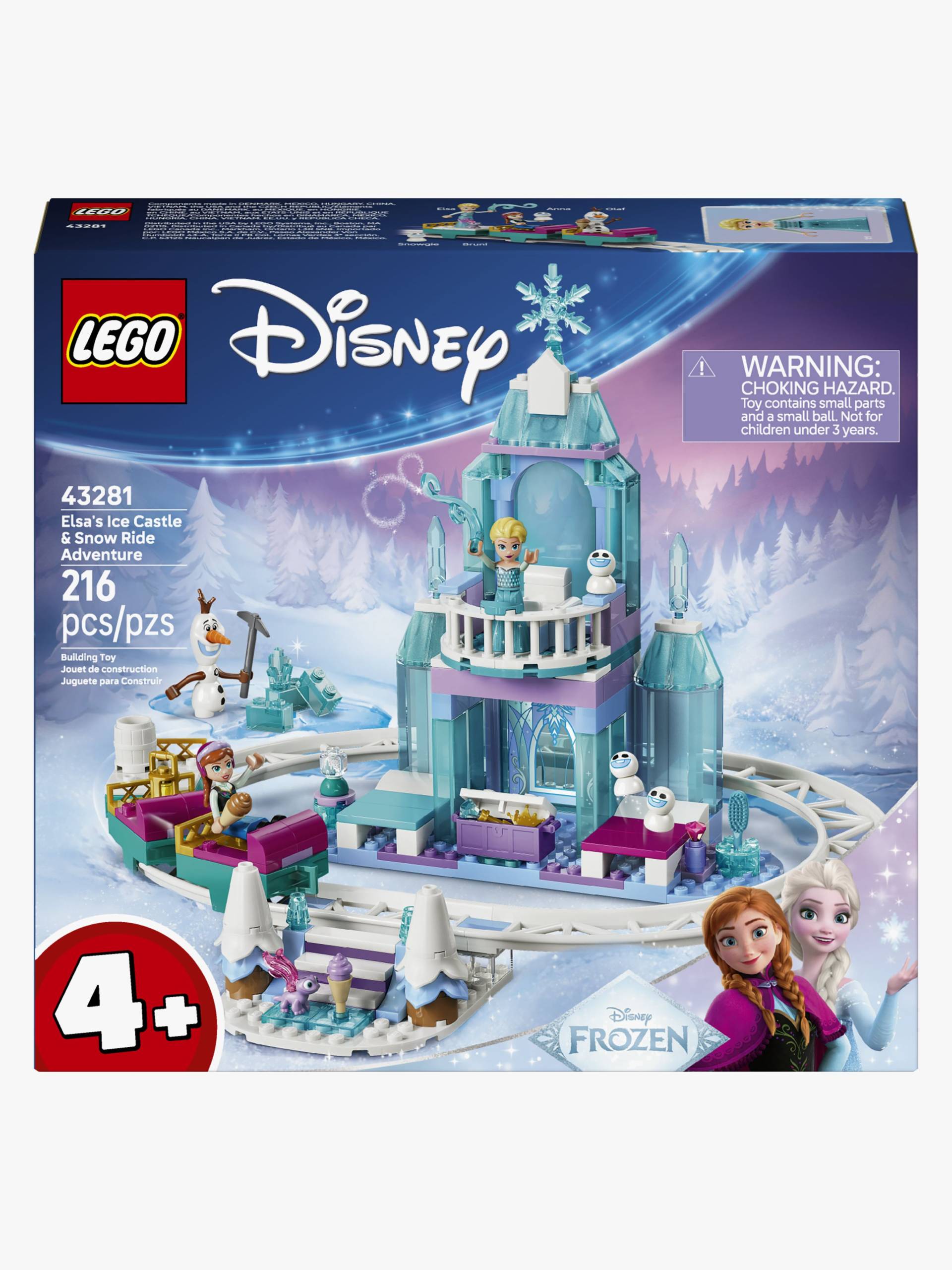 LEGO Disney Princess 43281 Elsas Schlittenfahrt um den Eispalast von LEGO