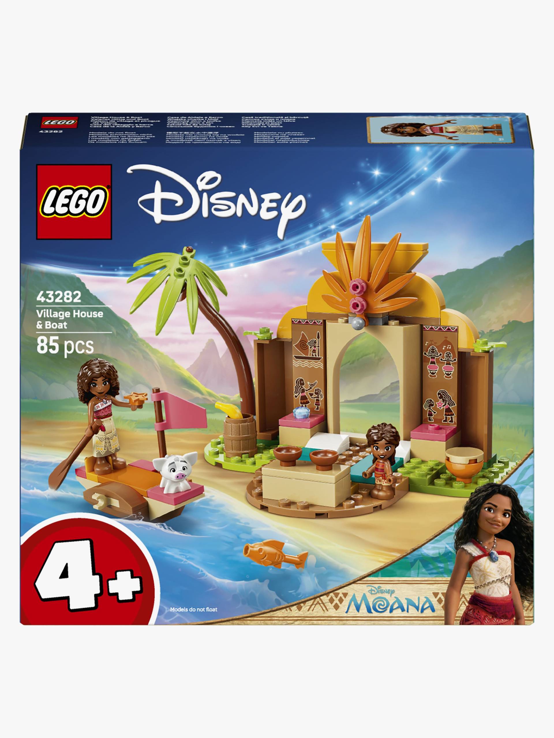 LEGO Disney Princess 43282 Vaianas Hütte und Boot von LEGO