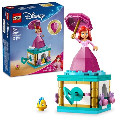 LEGO ǀ Disney Princess Arielle Spieluhr, Fantasy Spielset mit Fabius Figur für Fans der kleinen Meerjungfrau, Baubare Schatulle mit Prinzessin Mini Puppe, Geschenk für Mädchen ab 5 Jahren 43259 LEGO ǀ Disney Princess Arielle Spieluhr, Fantasy Spielset mit Fabius Figur für Fans der kleinen Meerjungfrau, Baubare Schatulle mit Prinzessin Mini Puppe, Geschenk für Mädchen ab 5 Jahren 43259 von LEGO