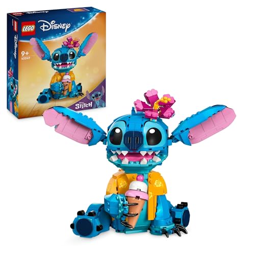 LEGO ǀ Disney Stitch, BAU- und Spielset für Kinder, Figur mit Eiswaffel, Spielzeug, kreatives Set zum Bauen, Mädchen, Jungen und alle Fans der Kinoerfolgs Lilo & Stitch 43249 von LEGO